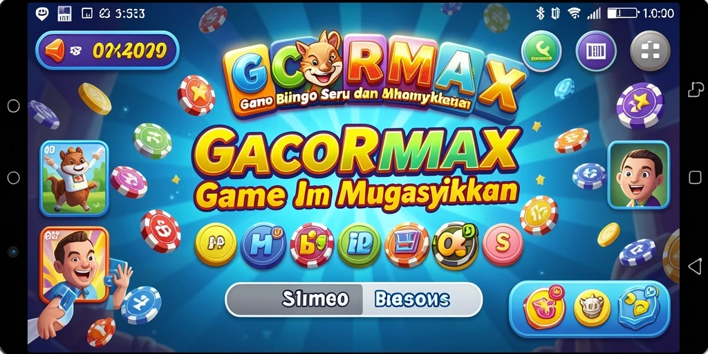 Screenshot utama GACORMAX menampilkan gameplay Bingo yang menarik.