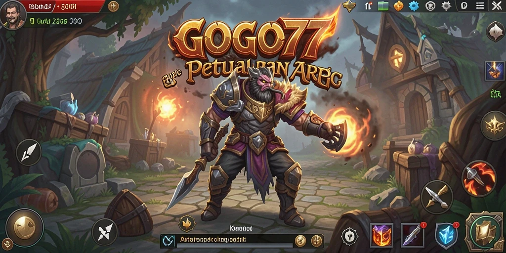 Tampilan gameplay GOGO77 yang menegangkan dan penuh aksi.