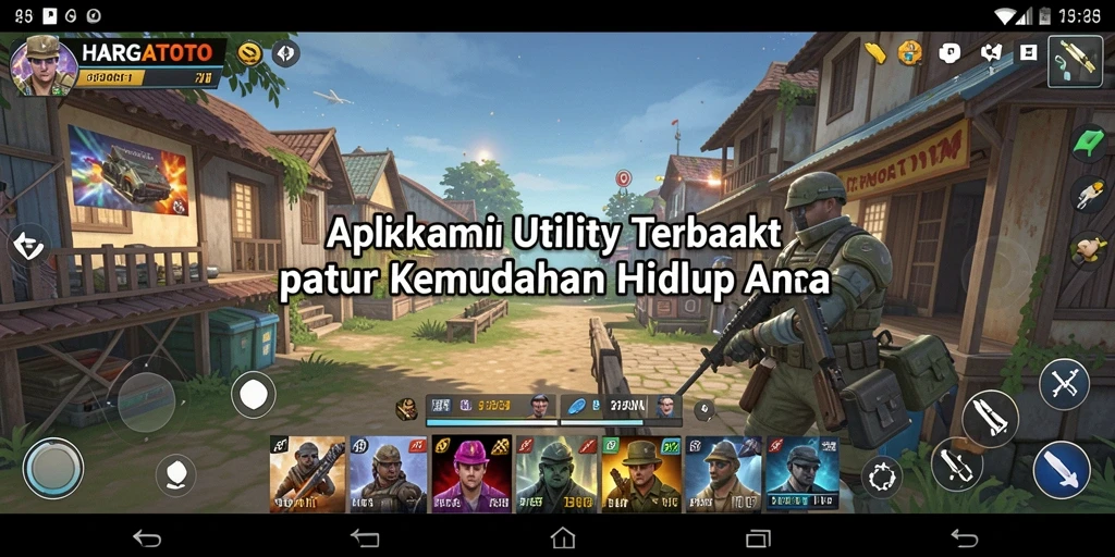 Screenshot HARGATOTO menampilkan antarmuka yang mudah digunakan dan fitur-fitur utama.