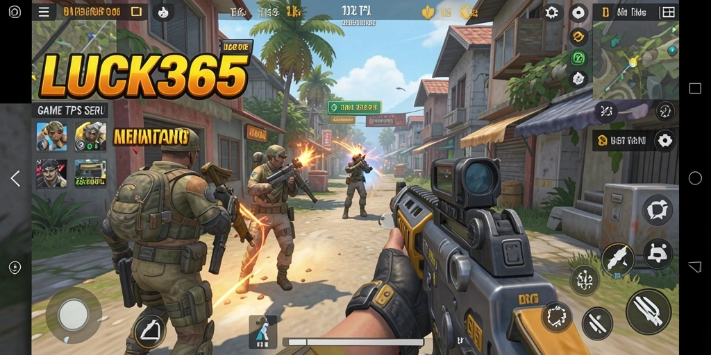 Tampilan gameplay seru dalam LUCK365 yang penuh aksi.