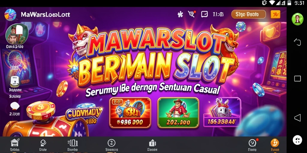 Tampilan gameplay seru dan interaktif di MAWARSLOT.