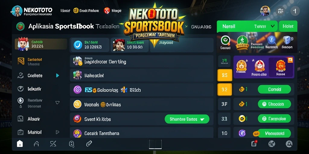 Tampilan menarik dari gameplay Sportsbook yang mendebarkan.