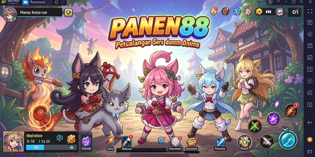 Tampilan terbaik dari gameplay anime dalam PANEN88.