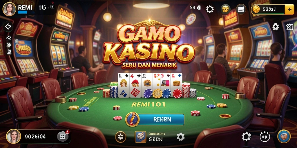 Tampilan gameplay REMI101 yang seru dan interaktif.