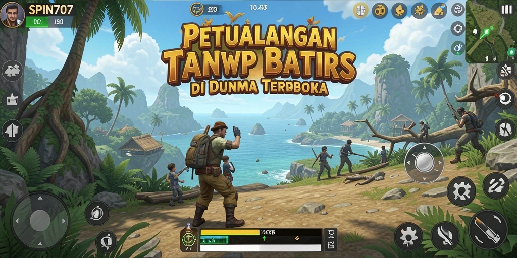 Tampilan gameplay SPIN707 yang menakjubkan di dunia terbuka.